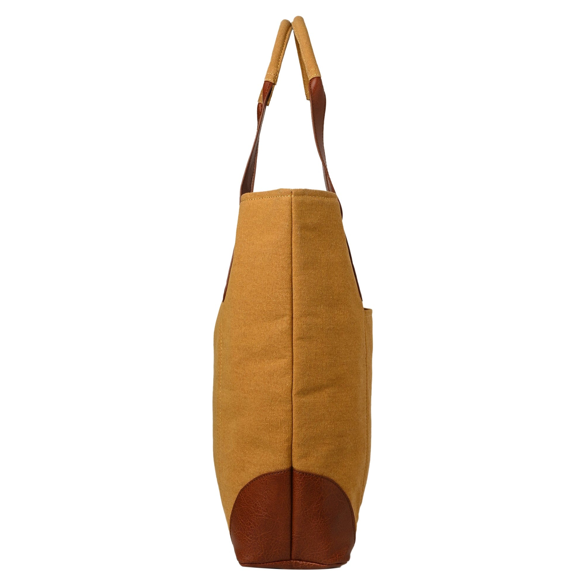 Mona-B Bag Mona B Large Canvas Handbag for Women | Tote Bag for Grocery, Shopping, Travel | Stylish Vintage Shoulder Bags for Women (Mustard)