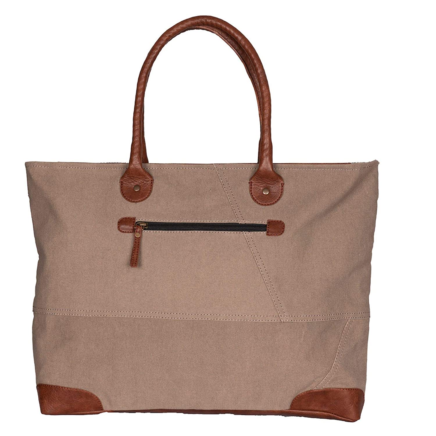 Mona-B Bag Mona B Large Canvas Handbag for Women | Zipper Tote Bag | Crossbody Bag for Grocery, Shopping, Travel | Stylish Vintage Shoulder Bags for Women (Skyler)