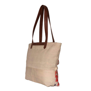Mona-B Bag Mona B Large Canvas Handbag for Women | Zipper Tote Bag | Crossbody Bag for Grocery | Stylish Vintage Shoulder Bags for Women (Peyton) Multicolour