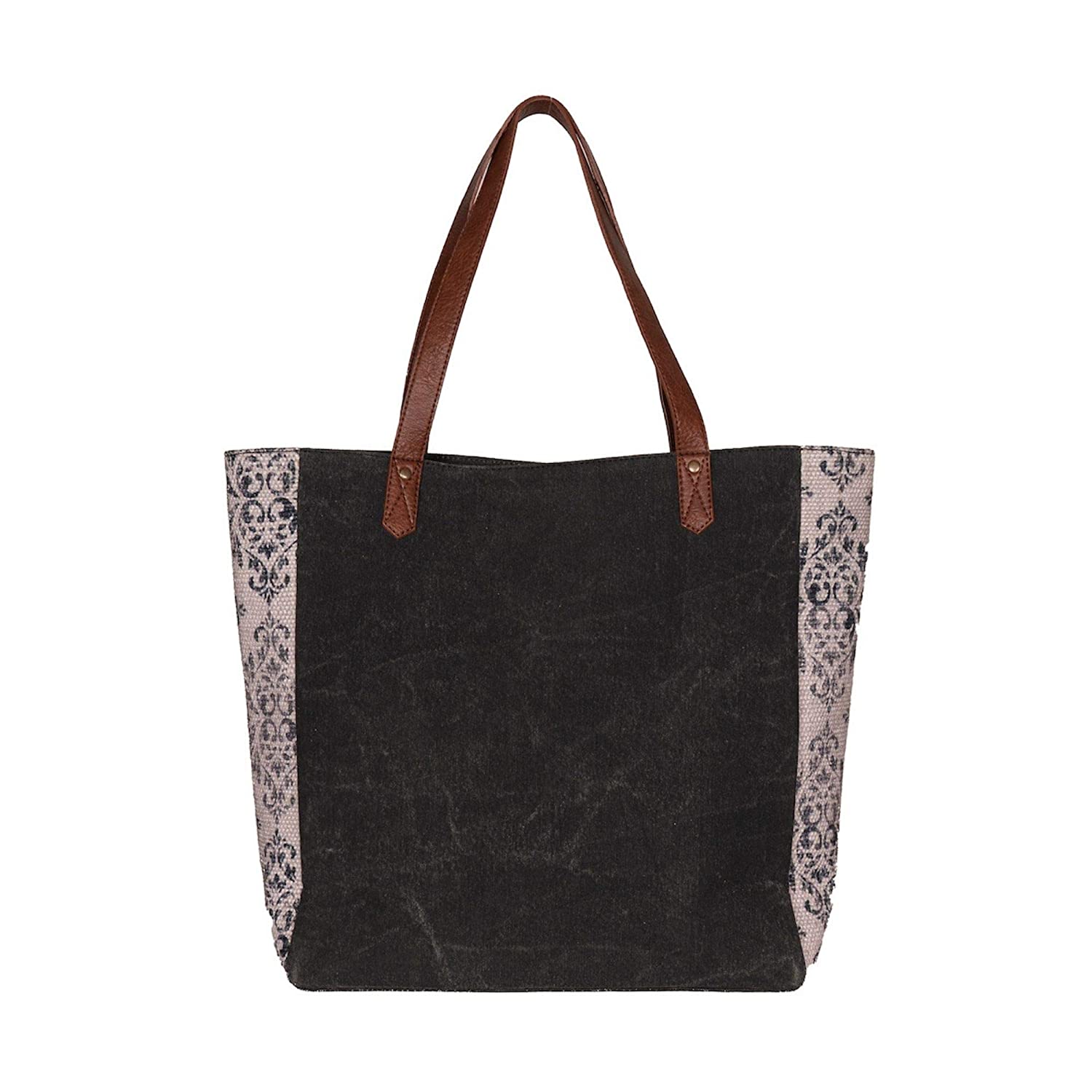 Mona-B Bag Mona B Large Canvas Handbag for Women | Zipper Tote Bag | Crossbody Bag | Stylish Vintage Shoulder Bags for Women (Mia) (Multicolour)