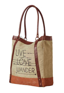 Mona-B Bag Mona B Large Canvas Handbag for Women | Zipper Tote Bag for Grocery, Shopping, Travel | Stylish Vintage Shoulder Bags for Women (Beige) - M-6015