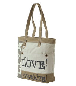 Mona-B Bag Mona B Large Canvas Handbag for Women | Zipper Tote Bag for Grocery, Shopping, Travel | Stylish Vintage Shoulder Bags for Women (Brown)