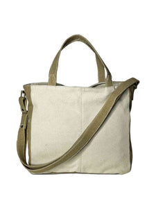 Mona-B Bag Mona B Large Canvas Handbag for Women | Zipper Tote Bag for Grocery, Shopping, Travel | Stylish Vintage Shoulder Bags for Women (Brown) - (M-5437)