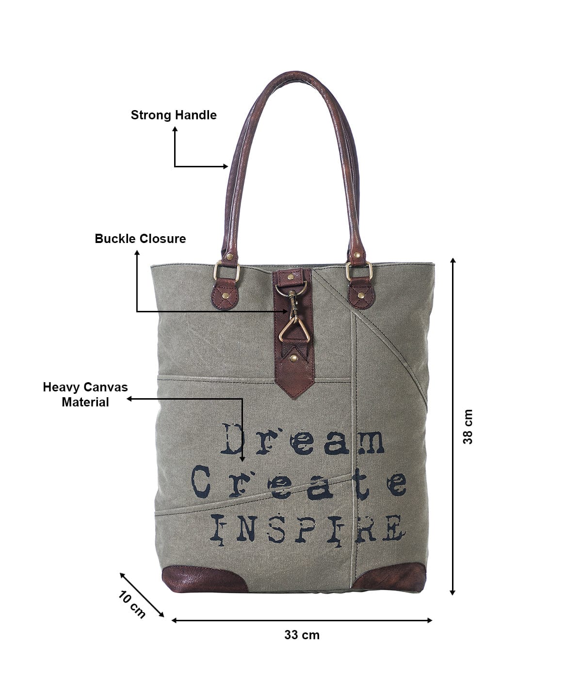 Mona-B Bag Mona B Large Canvas Handbag for Women | Zipper Tote Bag for Grocery, Shopping, Travel | Stylish Vintage Shoulder Bags for Women (Grey) - M-5283