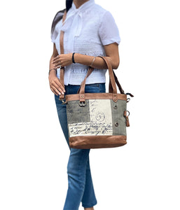 Mona-B Bag Mona B Large Canvas Handbag for Women | Zipper Tote Bag for Grocery, Shopping, Travel | Stylish Vintage Shoulder Bags for Women (Multi-Coloured)