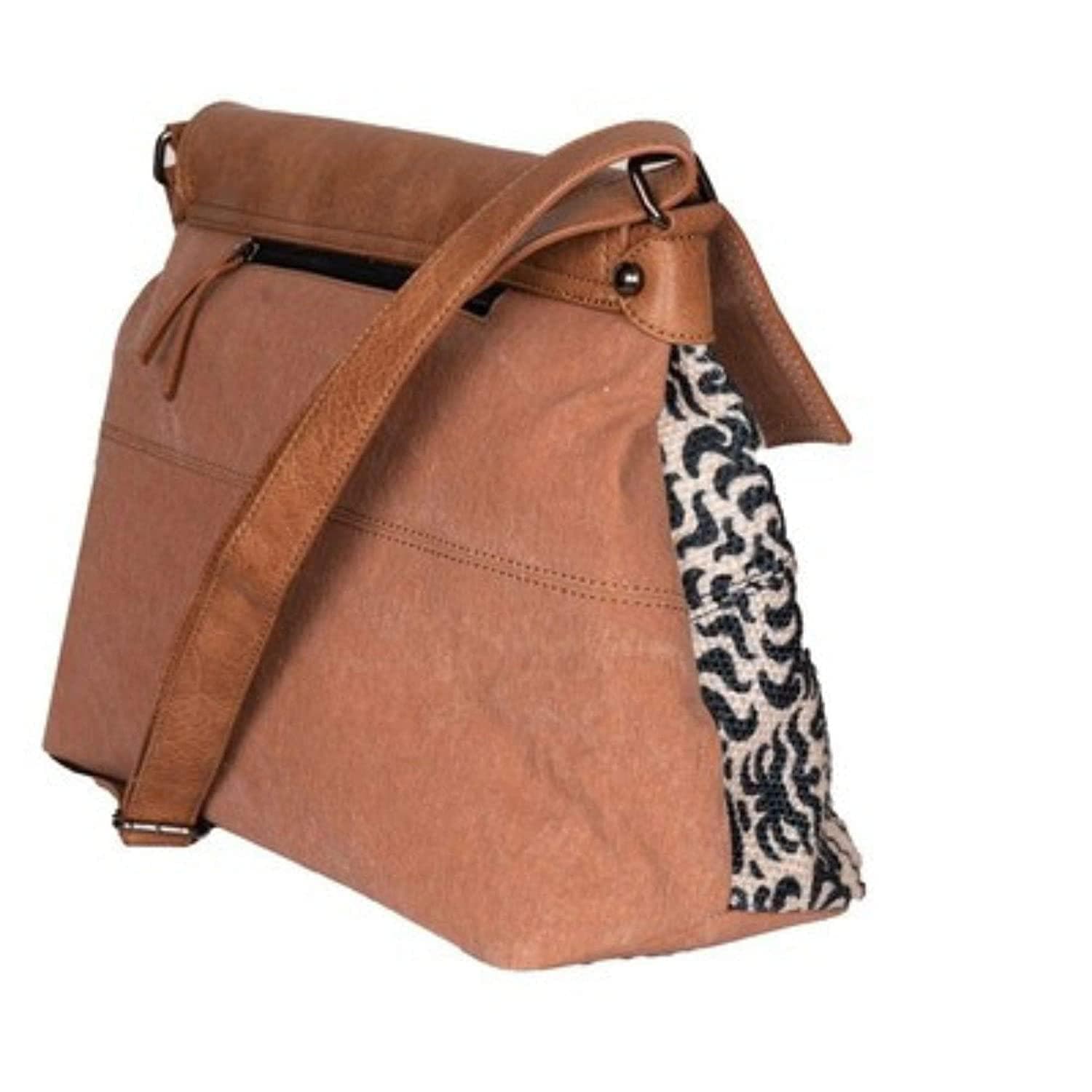 Mona-B Bag Mona B - Medium Canvas Messenger Crossbody Bag with Stylish Design for Women (Sapphire)