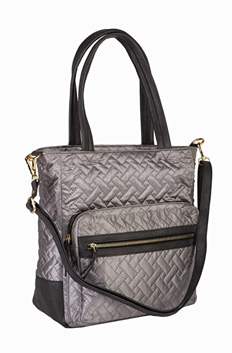 Mona-B Bag Mona B Medium Recycled Quilted Polyester Messenger Crossbody Sling Bag with Stylish Design for Women (Tote Bag)