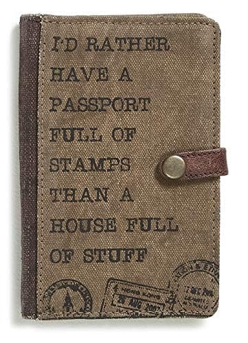 Mona-B Bag Mona B Pack of Travel Passport Holder Credit Card Wallet Case and Luggage Tag (2 Items) (Jet lag Passport Wallet and Luggage Tag)