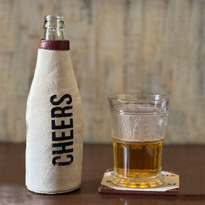 Mona-B Bag Mona B Pint Beer Bottle Covers with Stylish Printing for Men and Women (Cheers)