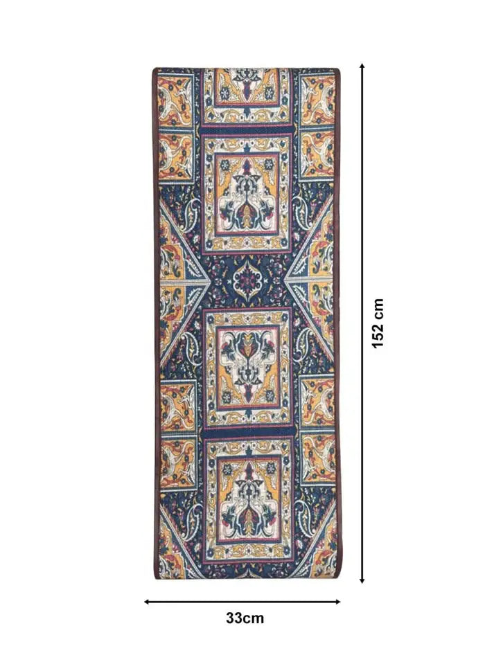 Mona B - Printed Runner, 13X 60 INCH, Best for Bed-Side Table/Center Table, Dining Table/Shelves