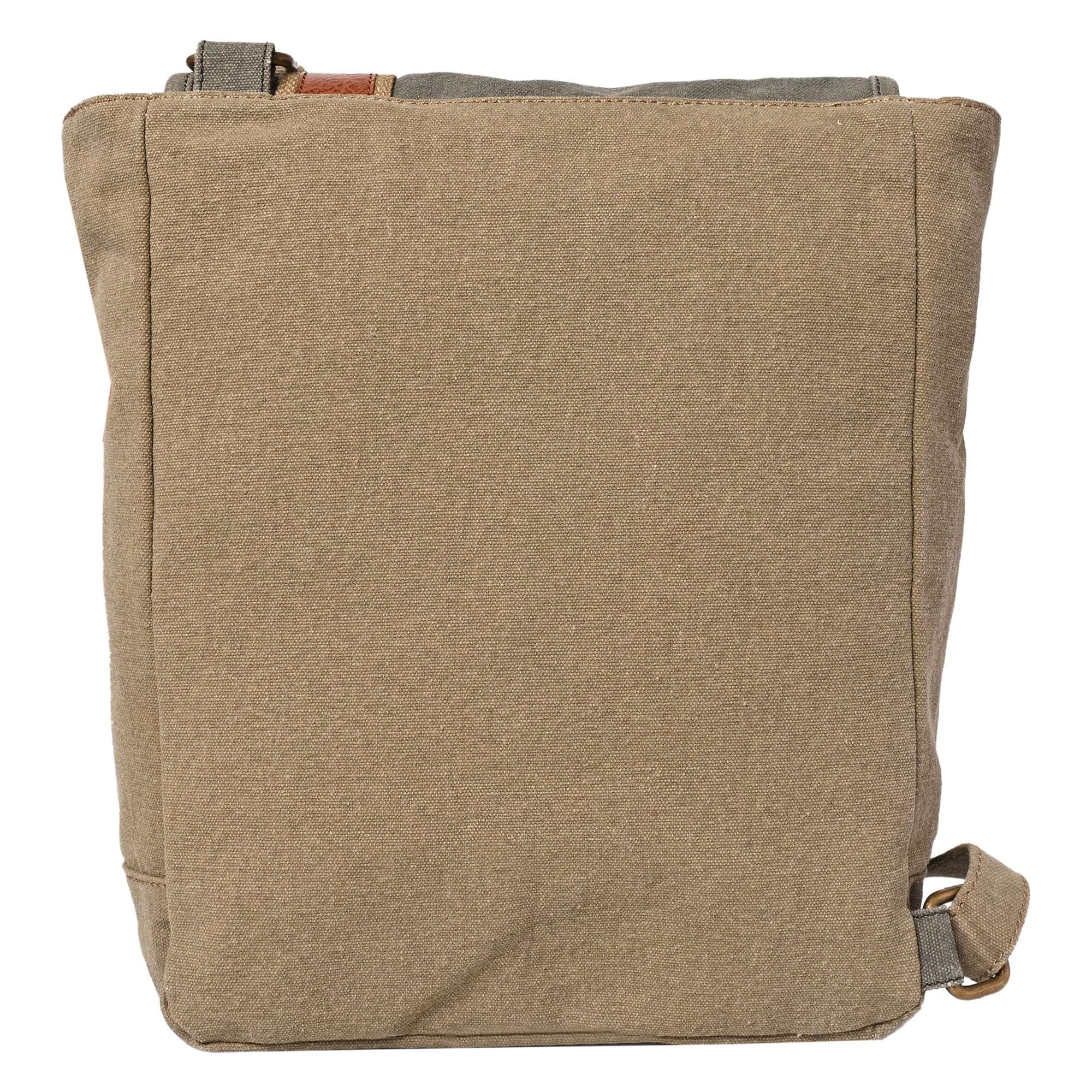 Mona-B Bag Mona B - Stone 100% Cotton Canvas Messenger Crossbody Bag with Stylish Design for Men and Women Multi Coloured