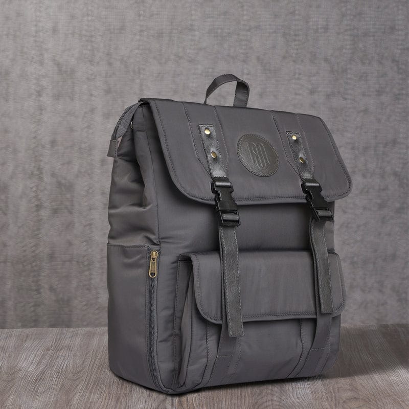 Mona B Unisex Backpack With 14 inches Laptop Compartment: Troy Magnet - RP-303 MGT - Backpack by Mona-B - Backpack, Flash Sale, INT_Backpack, New Arrivals, Sale