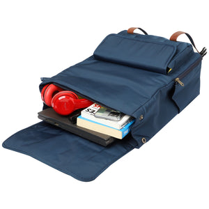 Mona-B Bag Mona B Unisex Backpack With 14 inches Laptop Compartment: Troy Navy - RP-303 NAV
