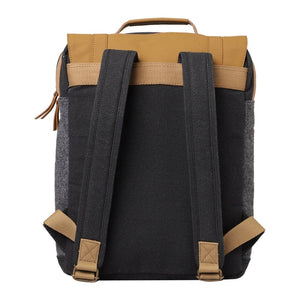 Mona B Unisex Canvas Back Pack for Office | School and College with Upto 14" Laptop/ Mac Book/ Tablet: Arctic Dark Grey - Backpack by Mona-B - Backpack, Deal of The Week, Flash Sale, Flat30, INT_Backpack, New Arrivals, Sale, Shop3999