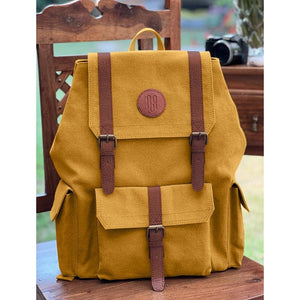 Mona B Unisex Canvas Back Pack for Office | School and College with Upto 14" Laptop/ Mac Book/ Tablet: City Slicker - Backpack by Mona-B - Backpack, Deal of The Week, EOSS, Flash Sale, INT_Backpack, Sale, 