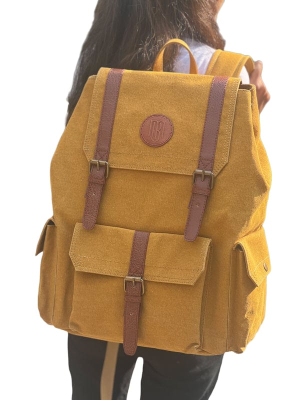 Mona-B Bag Mona B Unisex Canvas Back Pack for Office | School and College with Upto 14" Laptop/ Mac Book/ Tablet: City Slicker