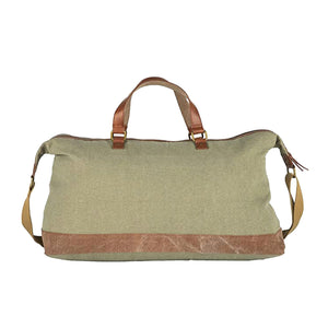 Mona-B Bag Mona B Unisex Canvas Gym, Travel and Sports Duffel Bag (Moss, Large) - (MC-1002 C	)