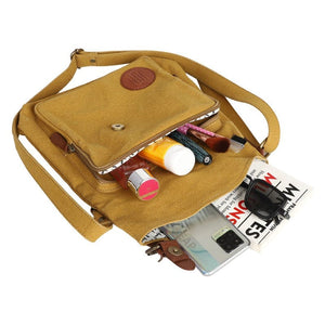 Mona B Unisex Canvas Messenger Crossbody Bag: City Slicker - Crossbody Sling Bag by Mona-B - Backpack, EOSS, Flash Sale, Flat60, Sale, Shop1999, Shop2999, Shop3999, Special Prices