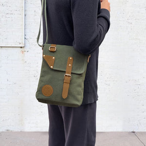 Mona B Unisex Canvas Messenger Crossbody Bag: Delta - Crossbody Sling Bag by Mona-B - Backpack, EOSS, Flash Sale, Sale, 