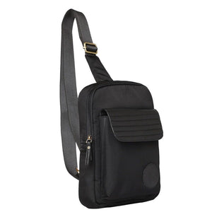 Mona B Unisex Messenger Crossbody Bag: Sierra Black - RP-302 BLK - Crossbody Sling Bag by Mona-B - Backpack, Flash Sale, Sale, Shop1999, Shop2999, Shop3999
