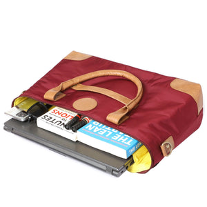 Mona-B Bag Mona B Unisex Messenger | Small Overnighter Bag for upto 14" Laptop/Mac Book/Tablet with Stylish Design: Ohio Wine - RP-306 WIN