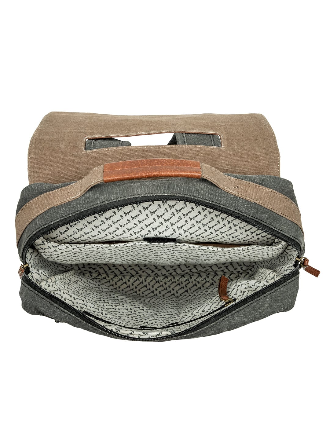 Mona B Upcycled Canvas Backpack for Office | School and College with Upto 14 Laptop/ Mac Book/ Tablet with Stylish Design for Men and Women: Brad - Backpack by Mona-B - Backpack, Deal of The Week, EOSS, Flash Sale, Flat60, Flat70, INT_Backpack, Sale, Shop2999, Shop3999