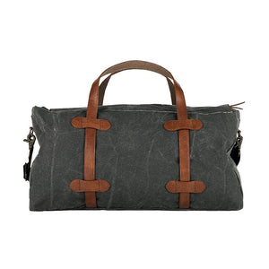 Mona-B Bag Mona B Upcycled Canvas Duffel Gym Travel and Sports Bag with Stylish Design for Men and Women: Flap