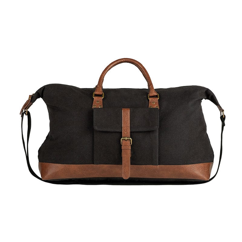 Mona-B Bag Mona B Upcycled Canvas Duffel Gym Travel and Sports Bag with Stylish Design for Men and Women: Parker
