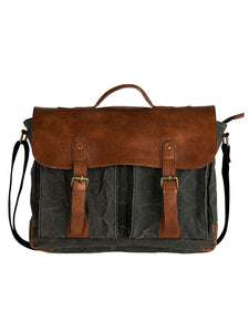 Mona B Upcycled Canvas Messenger Crossbody Laptop Bag for Upto 14" Laptop/Mac Book/Tablet with Stylish Design for Men and Women: Flap - Messenger by Mona-B - Backpack, EOSS, Flash Sale, Flat60, Sale, Shop2999, Shop3999, Special Prices