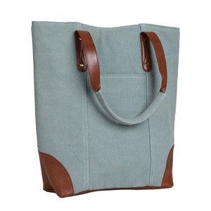 Mona-B Bag Mona B Women Canvas Handbag for Women Tote Bag for Grocery, Shopping, Travel: Sky, Large