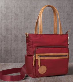 Mona-B Bag Mona B Women Handbag for Women Tote Bag for Grocery, Shopping, Travel: Arya Wine - RP-300 WIN
