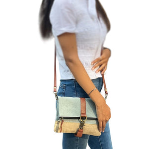 Mona-B Bag Mona B Women's Sling Adjustable Stylish Bag (Sky Blue)