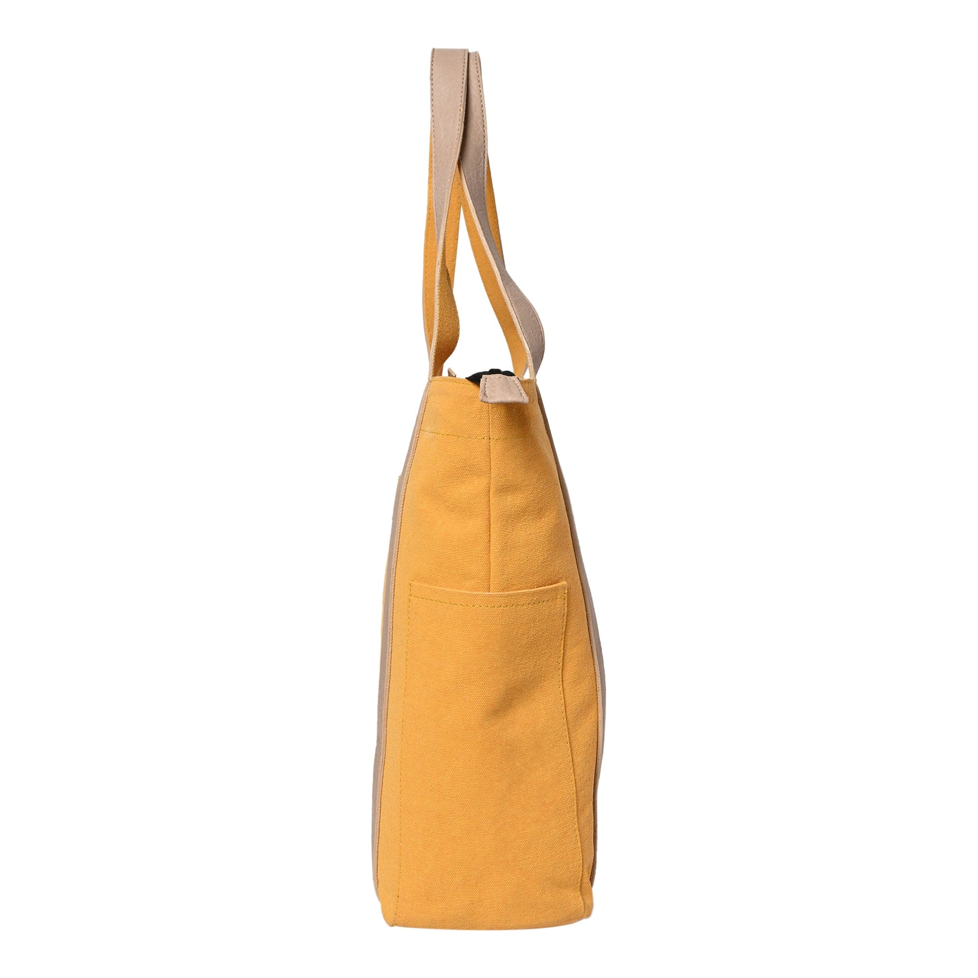 Mona-B Bags Mona B Color Block Tote: Golden Rod - (M-2503)