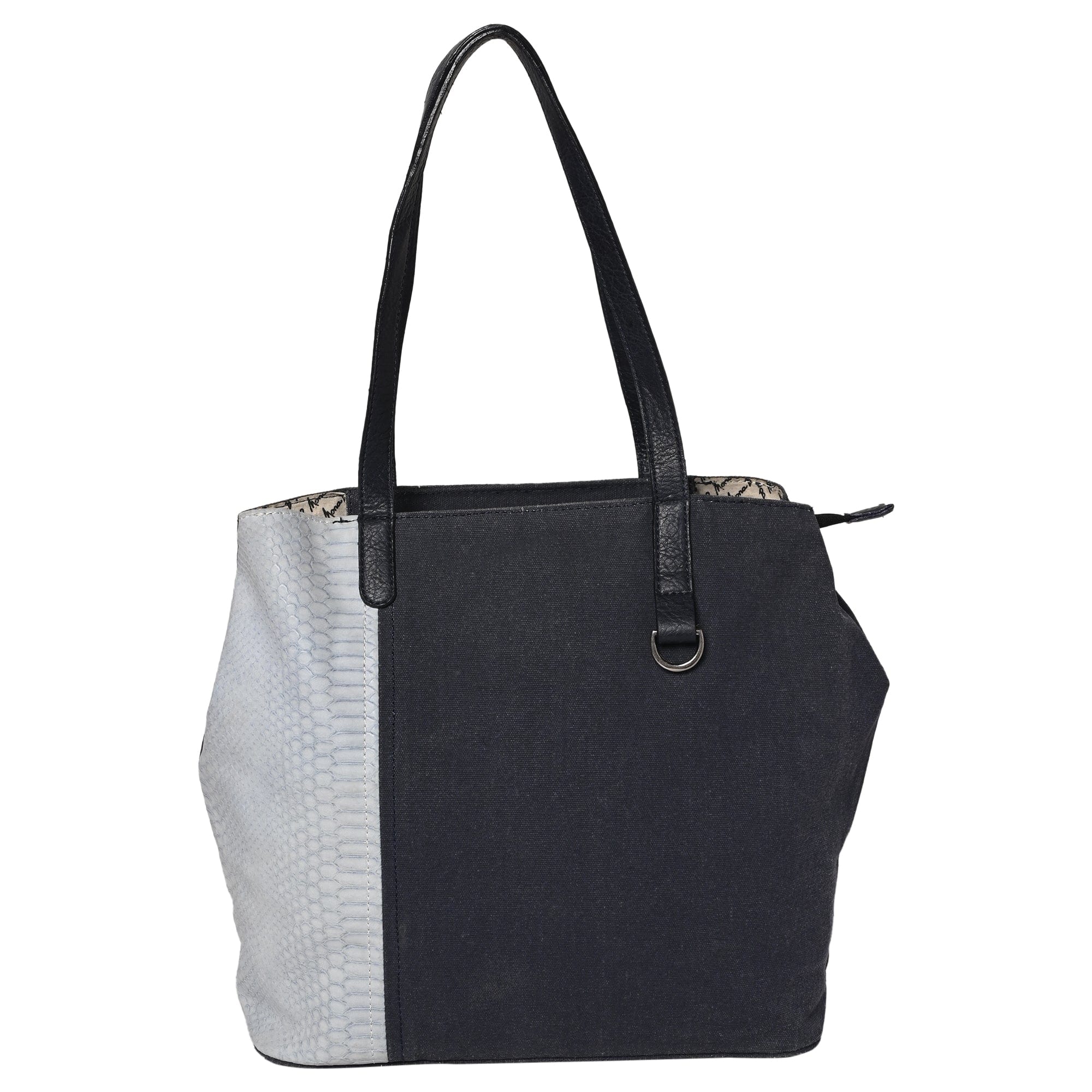 Mona B Mischa Tote: Denim - (M-2506) - Handbag by Mona-B - 