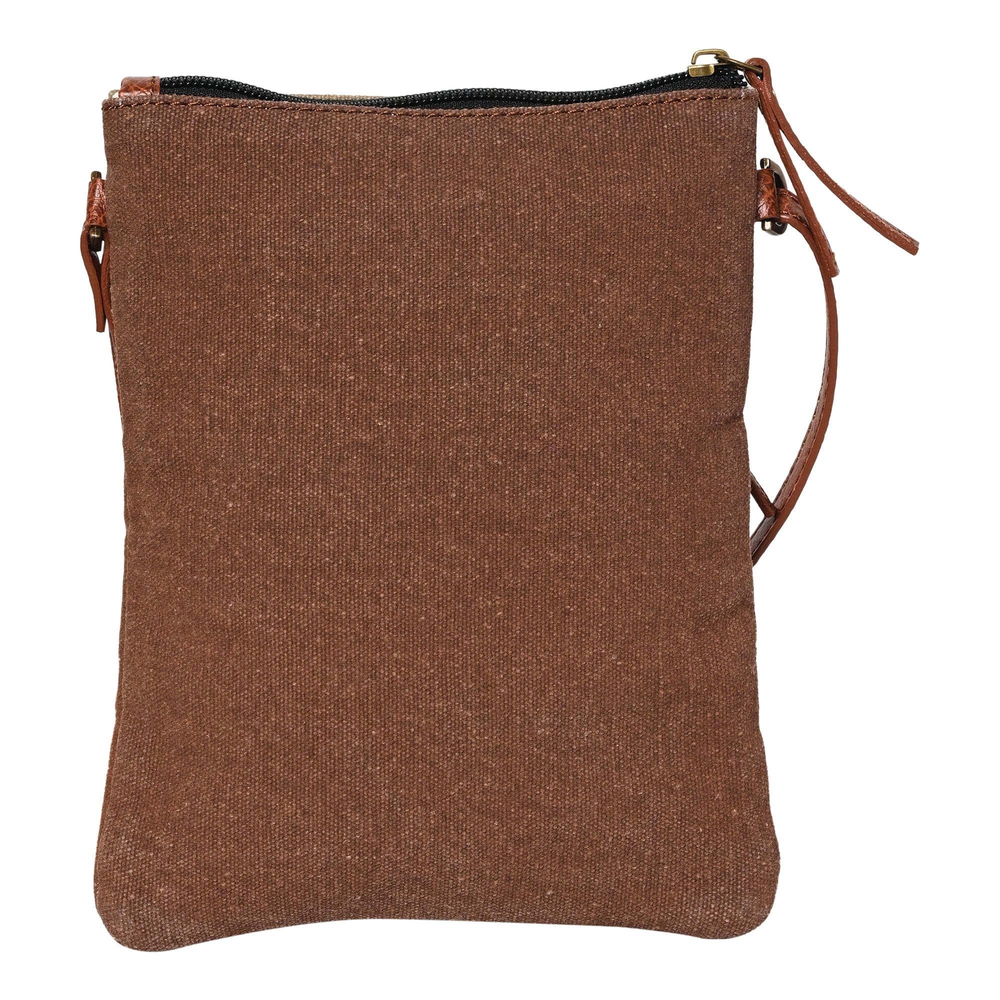 Mona B Small Messenger Crossbody Bag with Stylish Design for Girls and Women: Chocolate - (M-2515) - Crossbody Sling Bag by Mona-B - EOSS