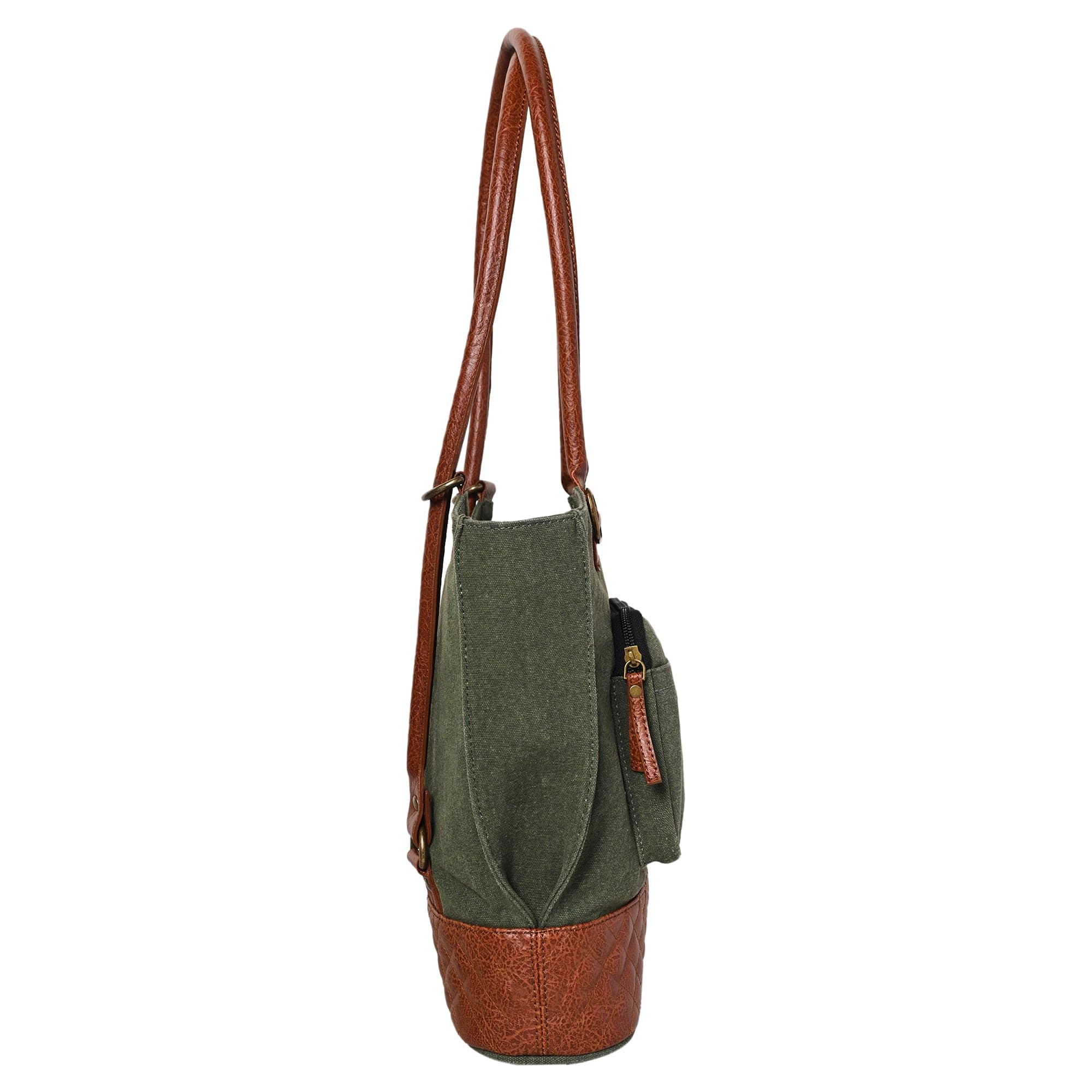 Mona B Two in One Convertible Tote: Forest - (M-2509) - Handbag/Backpack by Mona-B - 
