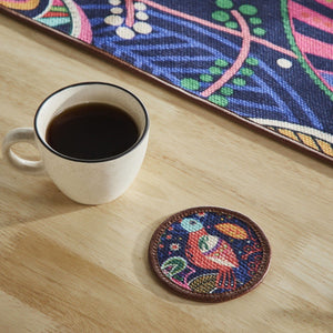 Mona B Set of 4 Printed Coasters, 4.5 INCH Round, Best for Bed-Side Table/Center Table, Dining Table - PC-111 - Coaster by Mona-B - Shop1999, Shop2999, Shop3999