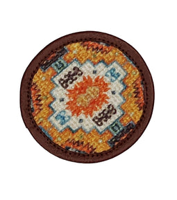 Mona-B Coaster Mona B Set of 4 Printed Coasters, 4.5 INCH Round, Best for Bed-Side Table/Center Table, Dining Table - PC-116