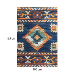 Mona B Printed Vintage Dhurrie Carpet Rug Runner Floor Mat for Living Room Bedroom: 3.5 X 5.5 Feet Multi Color - PR-117 (4266) - Floor Covering by Mona-B - EOSS, Shop1999, Shop2999, Shop3999