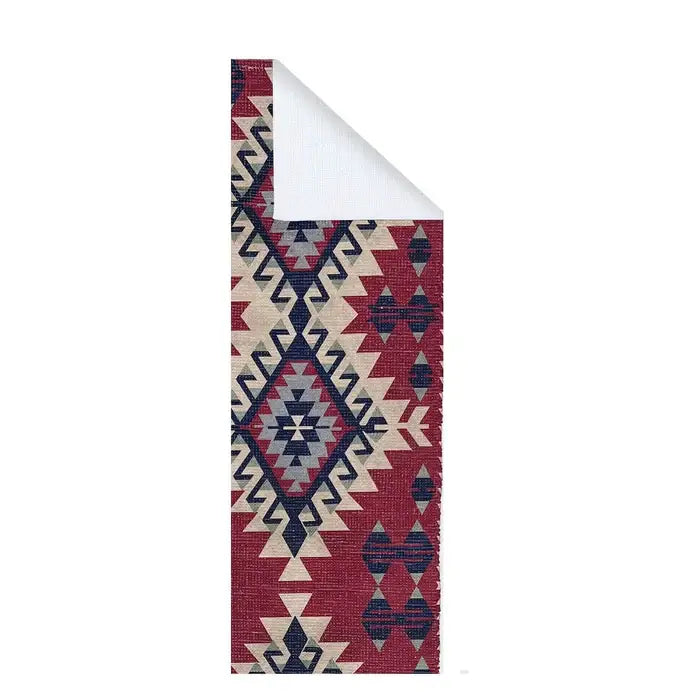 Printed Vintage Dhurrie Carpet Rug Runner 1.83x6 Feet - Multi Color Floor Mat for Living Room and Bedroom