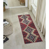 Printed Vintage Dhurrie Carpet Rug Runner 1.83x6 Feet - Multi Color Floor Mat for Living Room and Bedroom