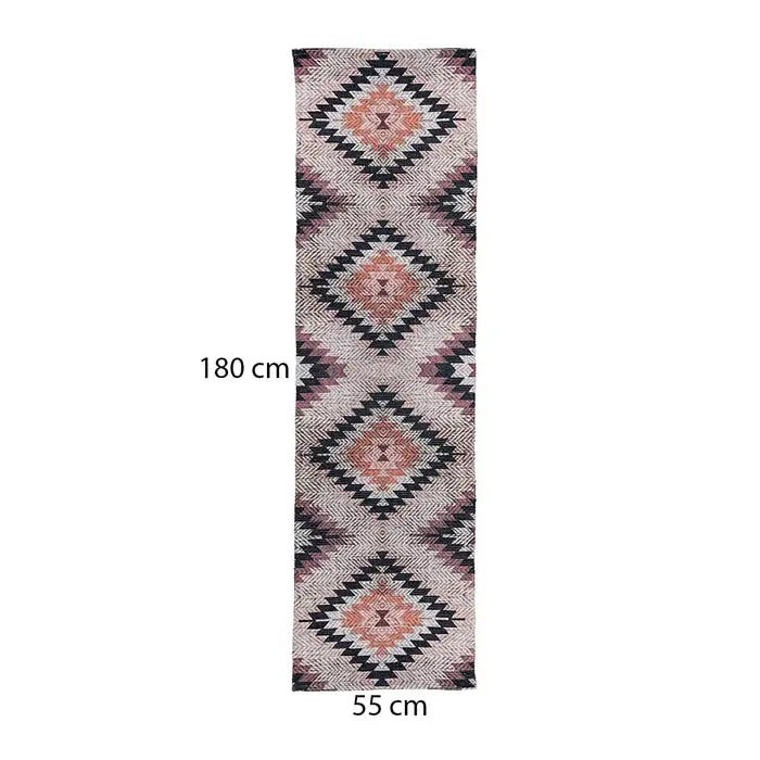 Multi Color Printed Vintage Dhurrie Carpet Rug Runner for Living Room & Bedrooms - 1.83 X 6 Feet