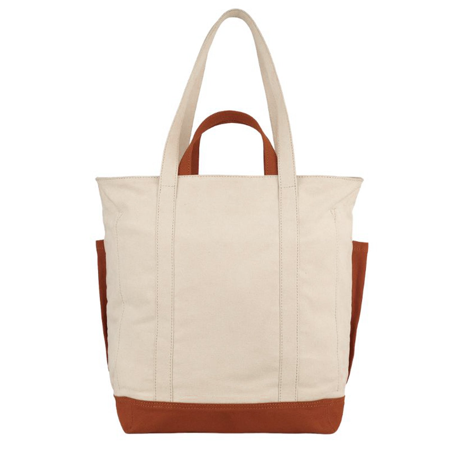 The Verde Panel Tote: Rust