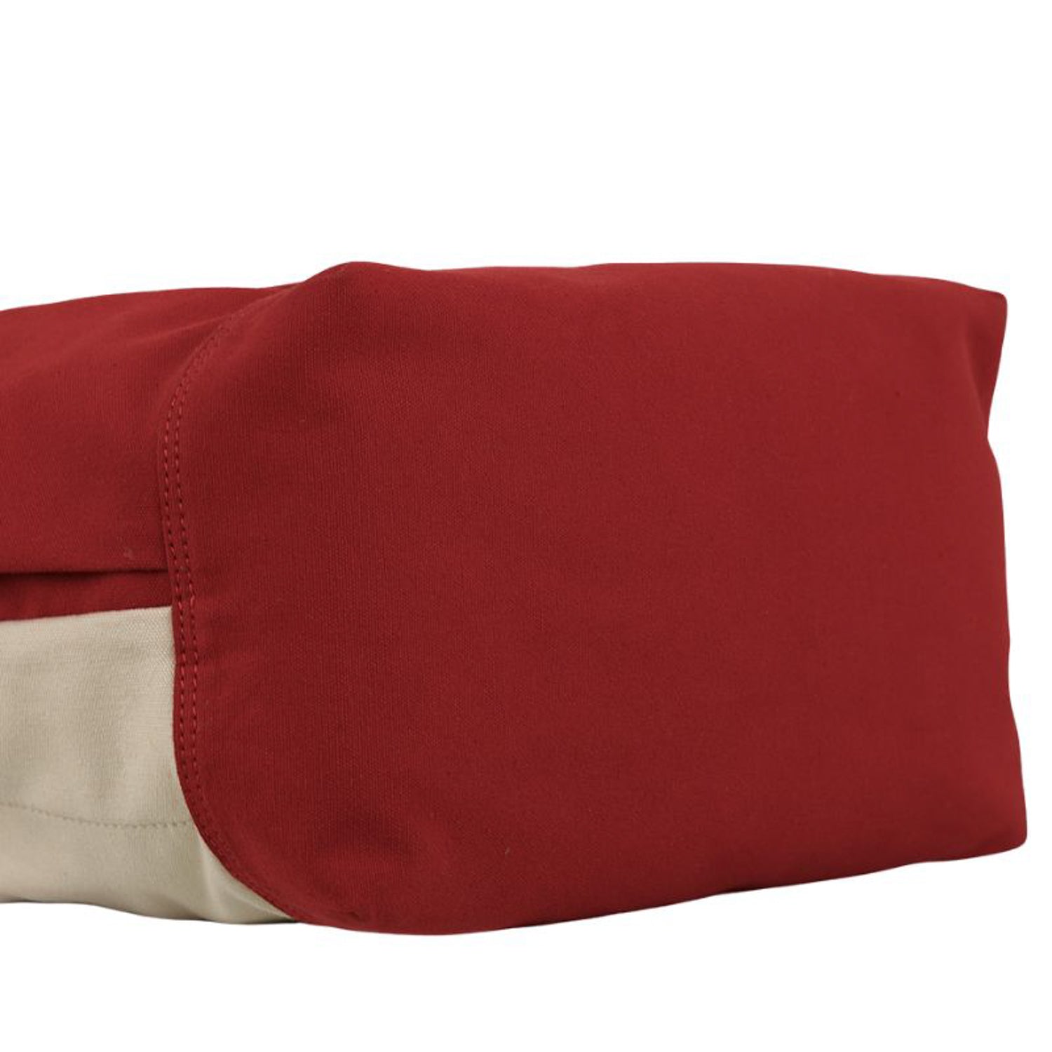 The Verde Panel Tote: Red